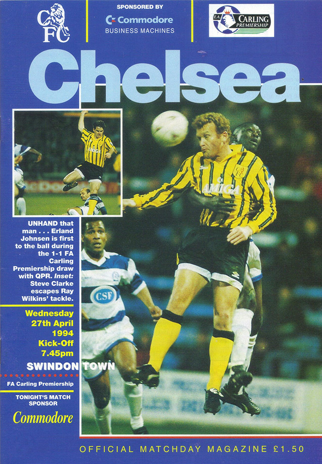 <b>Wednesday, April 27, 1994</b><br />vs. Chelsea (Away)